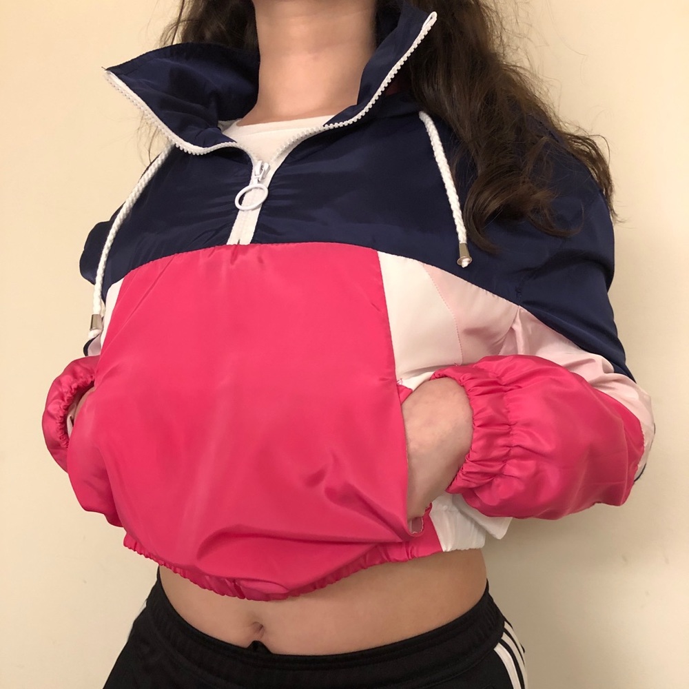 VINTAGE CROPPED WINDBREAKER
